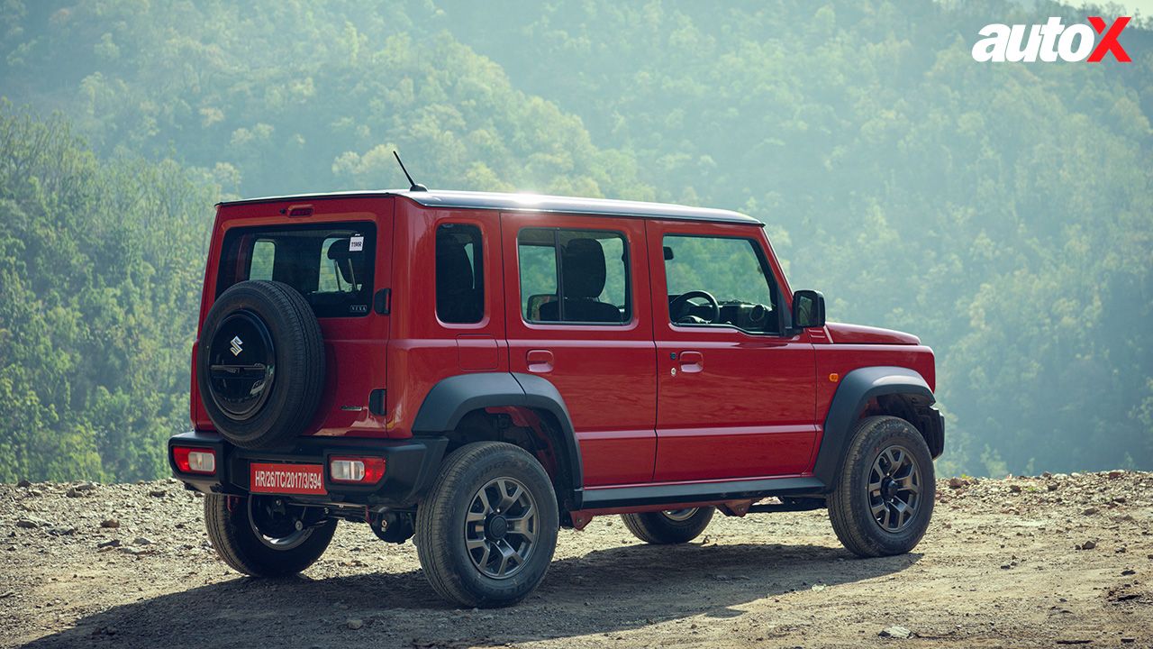 Maruti Suzuki Jimny Rear Three Fourth Right1