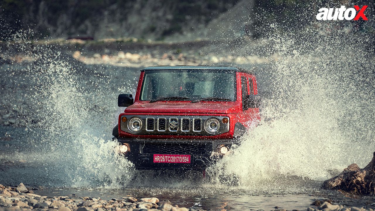 Maruti Suzuki Jimny Water Crossing