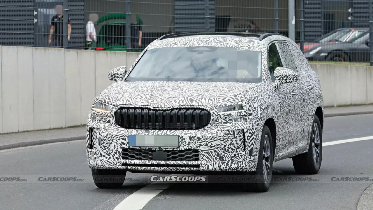 2024 Skoda Kodiaq Spotted Testing