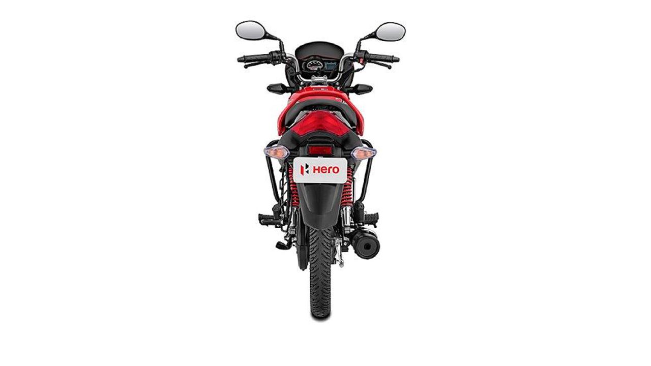 Hero Passion Plus Rear View1