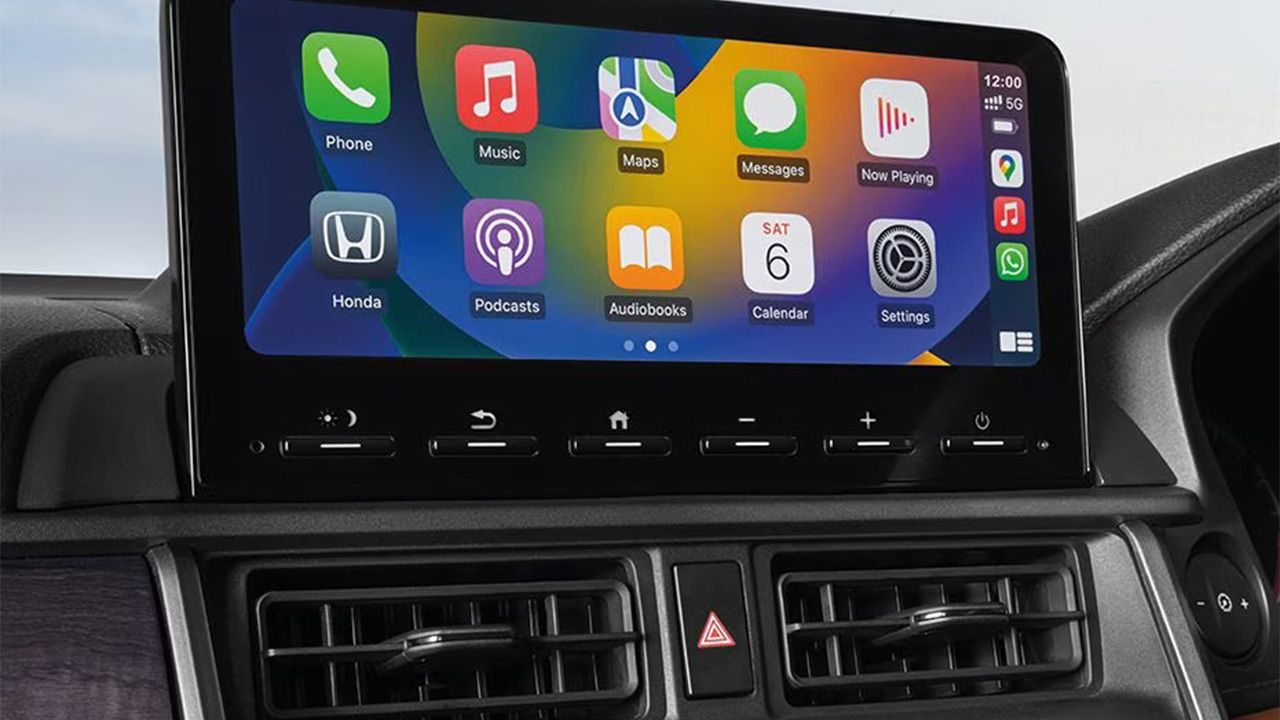 Honda Elevate Infotainment System Main Menu