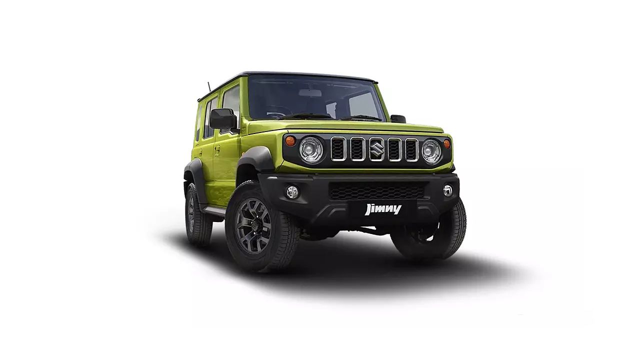 Maruti Suzuki Jimny Kinetic Yellow with Bluish Black Roof