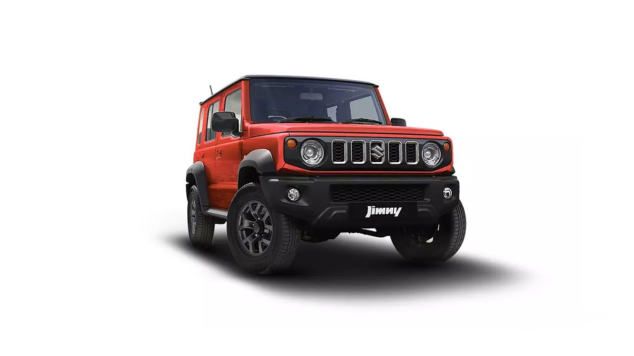 Maruti Suzuki Jimny Sizzling Red with Bluish Black Roof