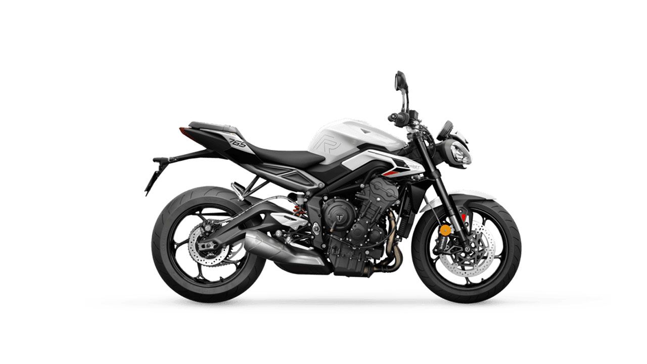 Triumph Street Triple R Crystal White