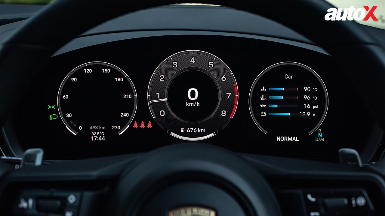 2023 Porsche Cayenne digital instrument cluster