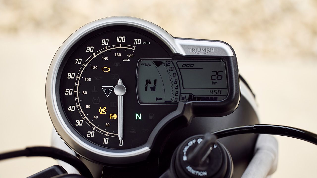 Triumph Scrambler 400 X Speedometer