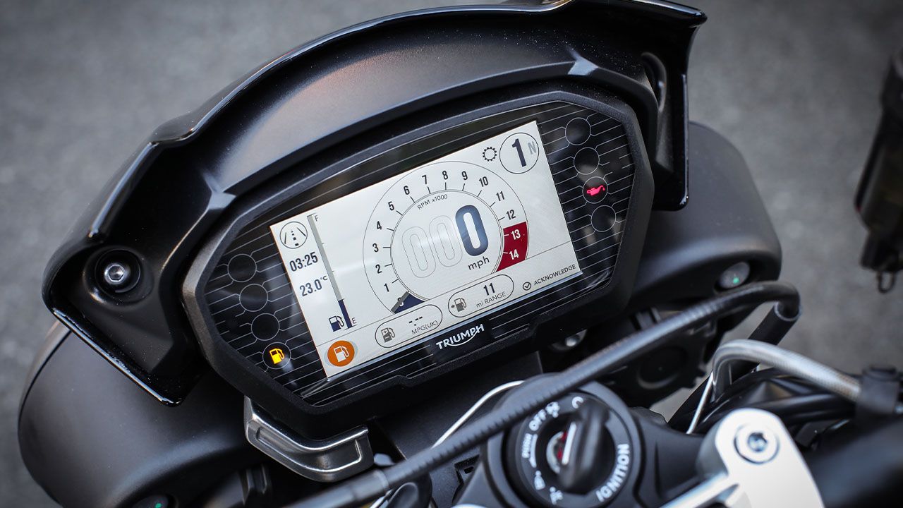 Triumph Street Triple R Instrument Cluster