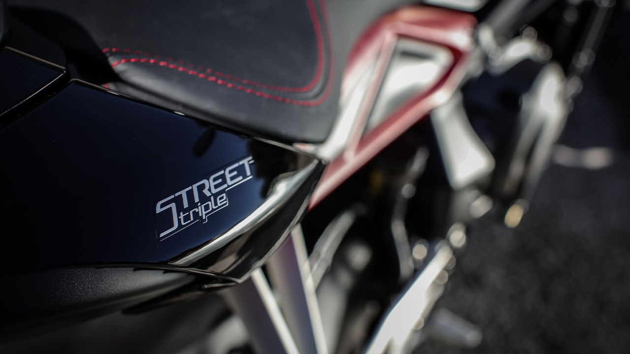 Triumph Street Triple R Model Logo