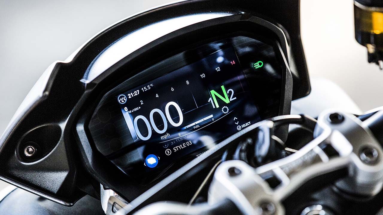 Triumph Street Triple RS Instrument Cluster