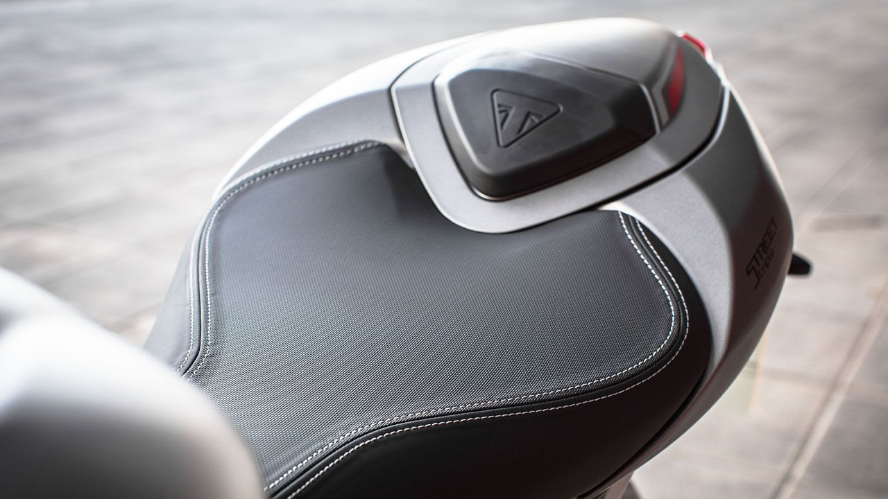 Triumph Street Triple RS Seat View