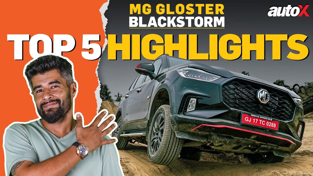 2023 MG Gloster Black Storm Detailed Walkaround Here Are Its Top 5 Highlights AutoX