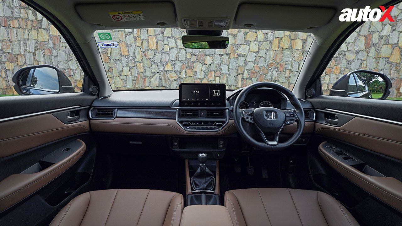 Honda Elevate View Of Steering Console And Instrumentation