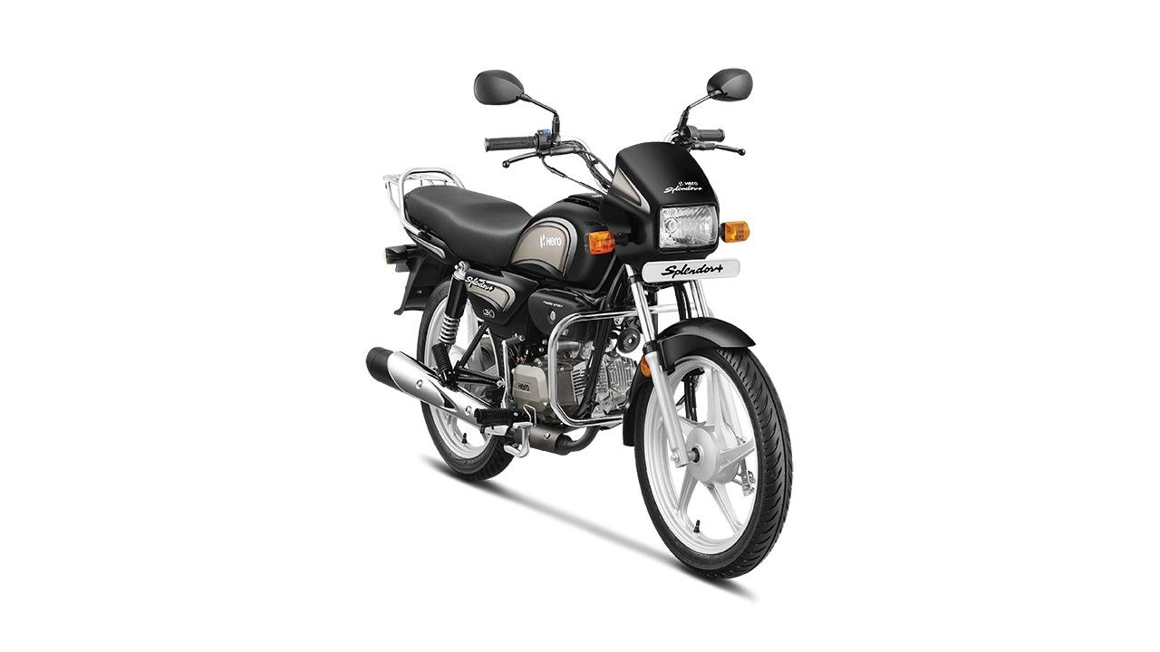 Hero Splendor Plus Black With Silver