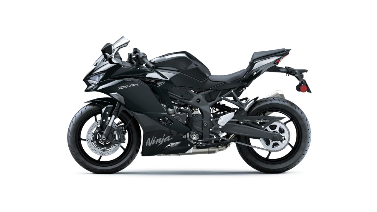 Kawasaki Ninja ZX 4R Left Side View