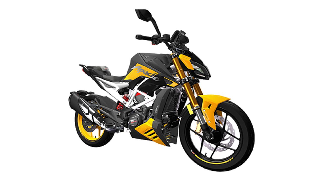 TVS Apache RTR 310 Right Front Three Quarter