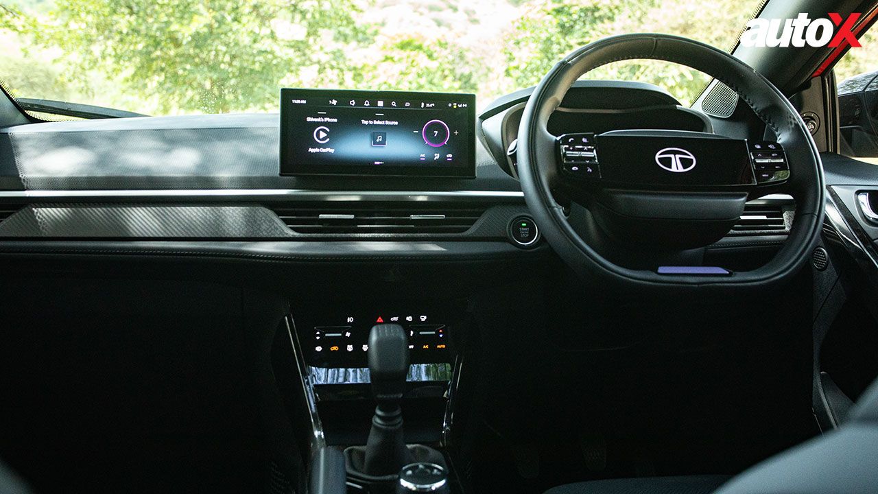 Tata Nexon View Of Steering Console And Instrumentation jpg