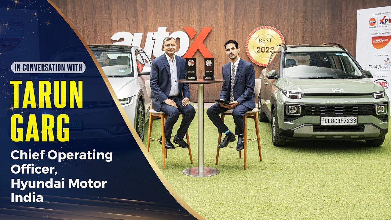 Cost Of EVs Has To Come Down For Mass Adoption Tarun Garg COO Hyundai India AutoX Awards 2023