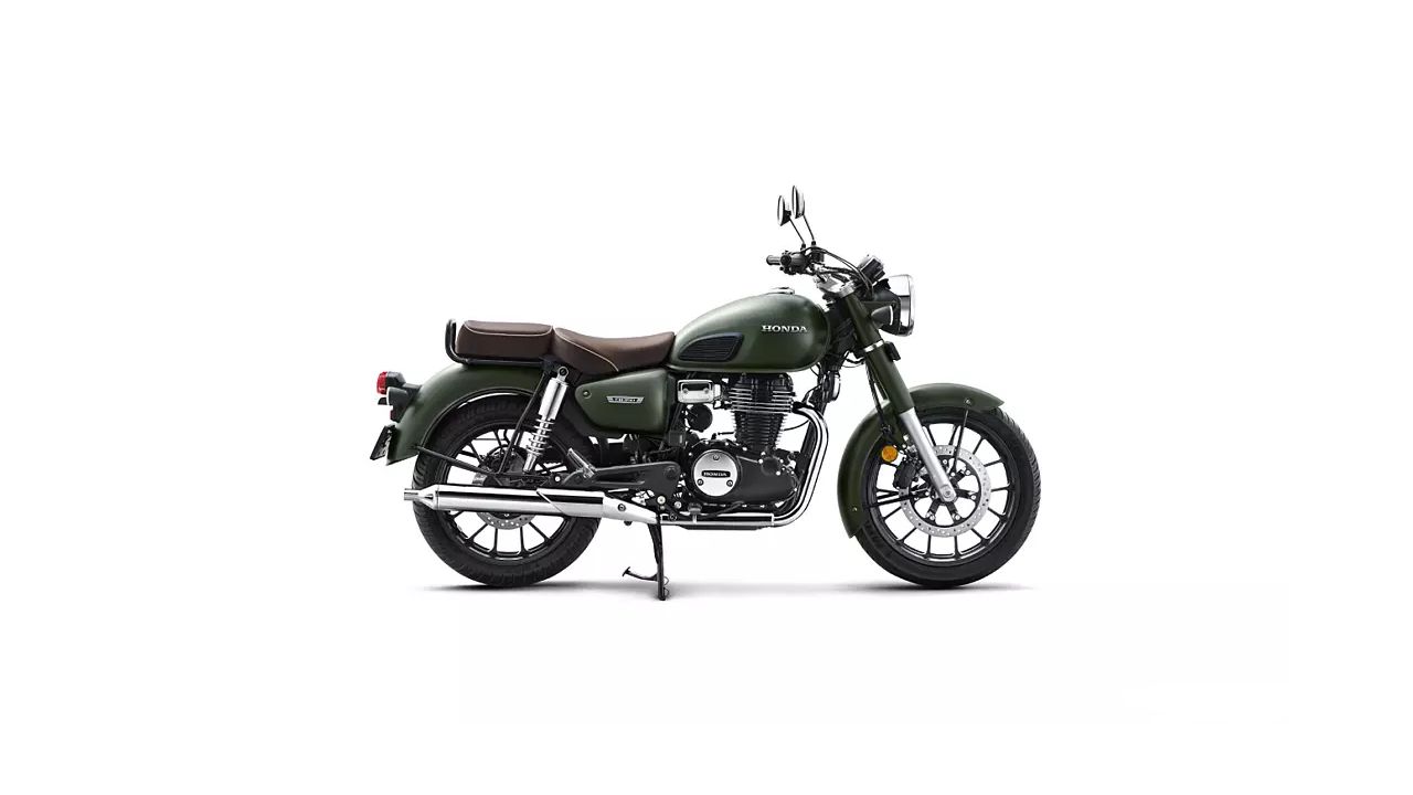 Honda CB350 Matte Marshal Green Metallic