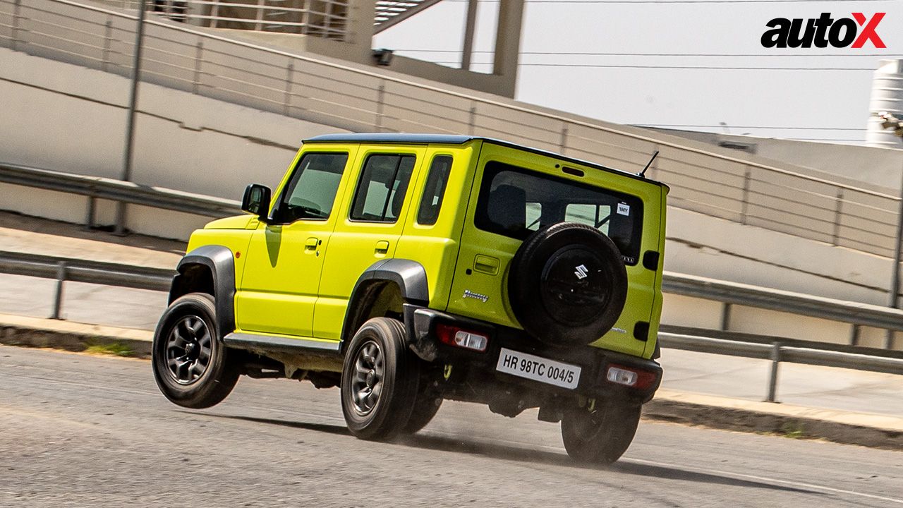 Maruti Suzuki Jimny Rear and Side View