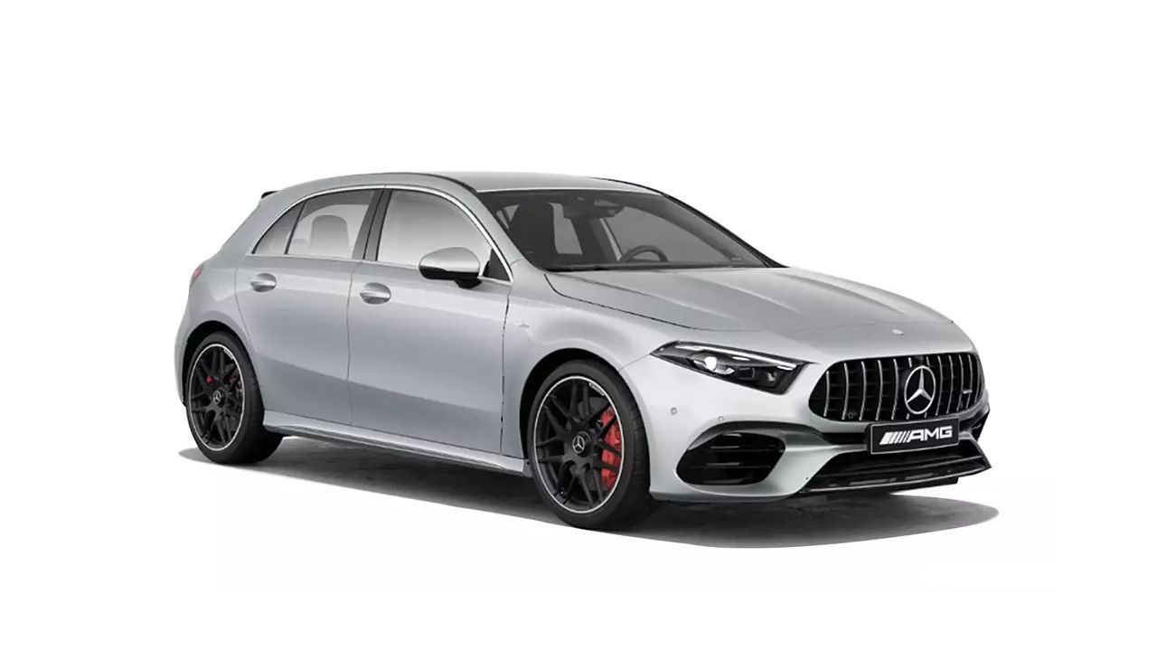 Mercedes Benz AMG A45 S Iridium Silver