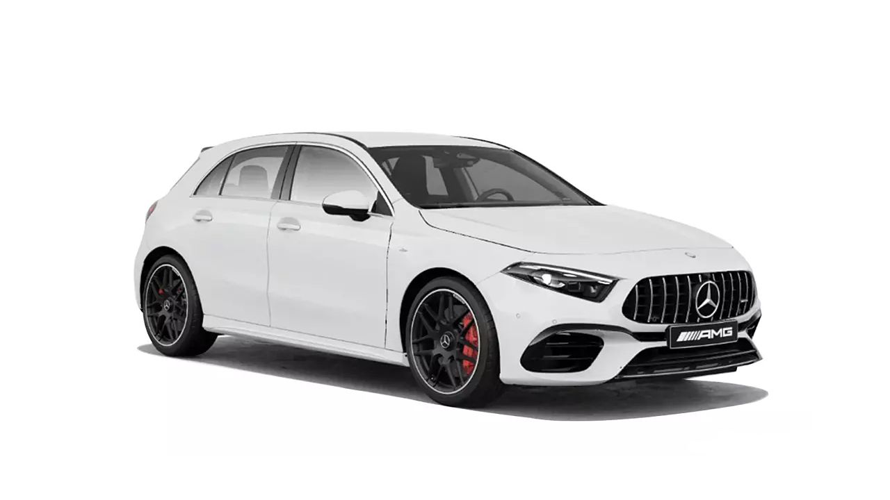 Mercedes Benz AMG A45 S Polar White