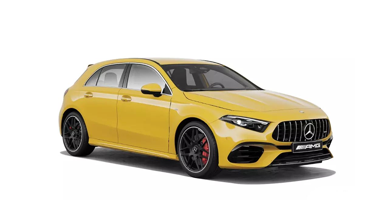 Mercedes Benz AMG A45 S Sun Yellow