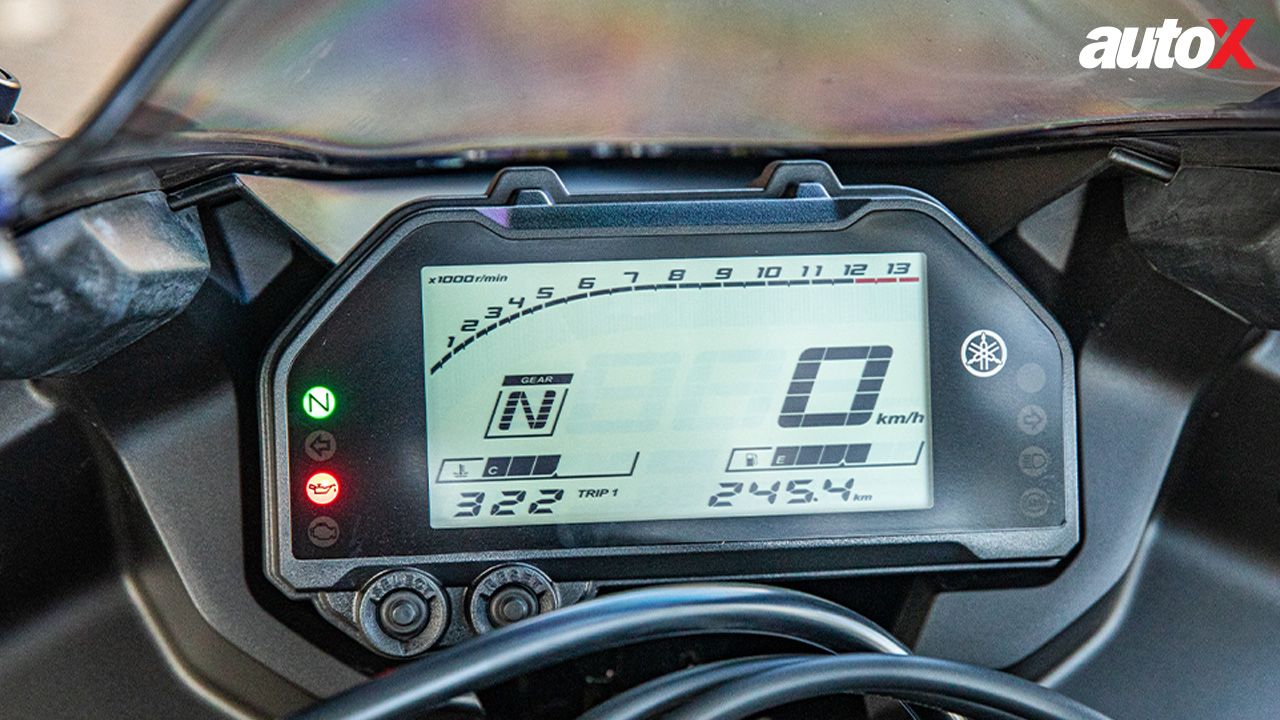 Yahama-YZF-R3-LCD Cluster