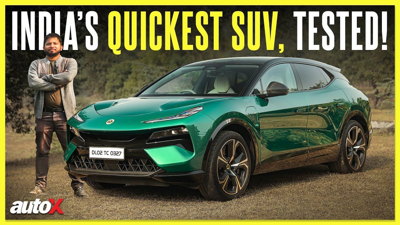 Lotus Eletre R Review Fastest Accelerating SUV In India Tested AutoX