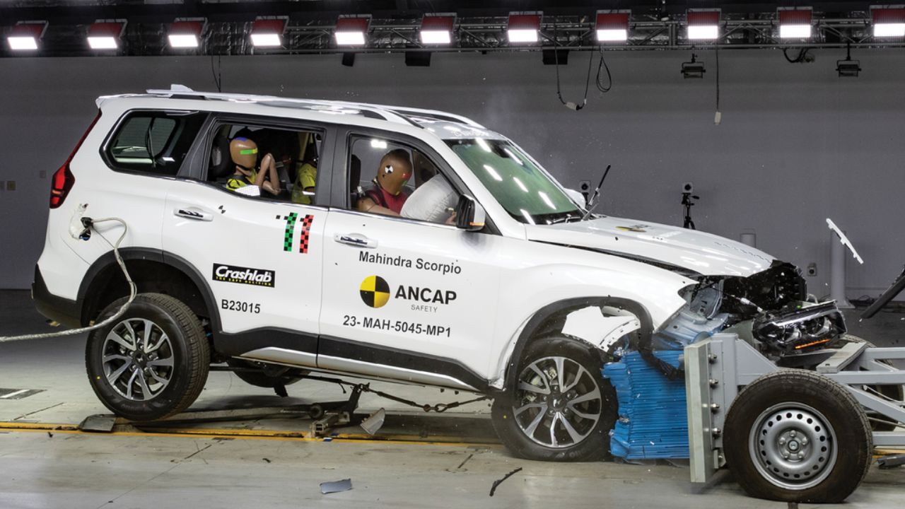 Mahindra Scorpio N Crash Test By ANCAP