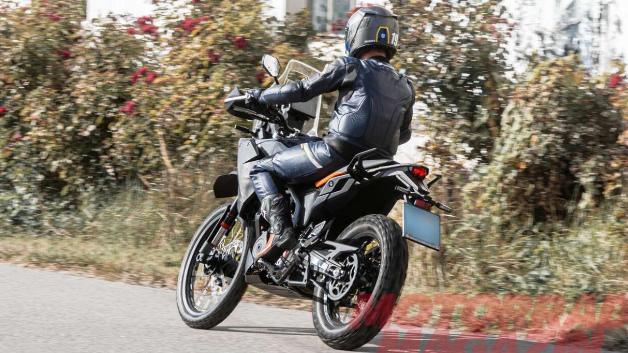 New KTM 390 Adventure Rear Spied