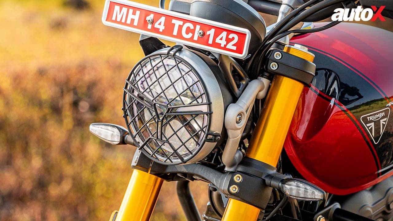 Triumph Scrambler 400 X Head Light