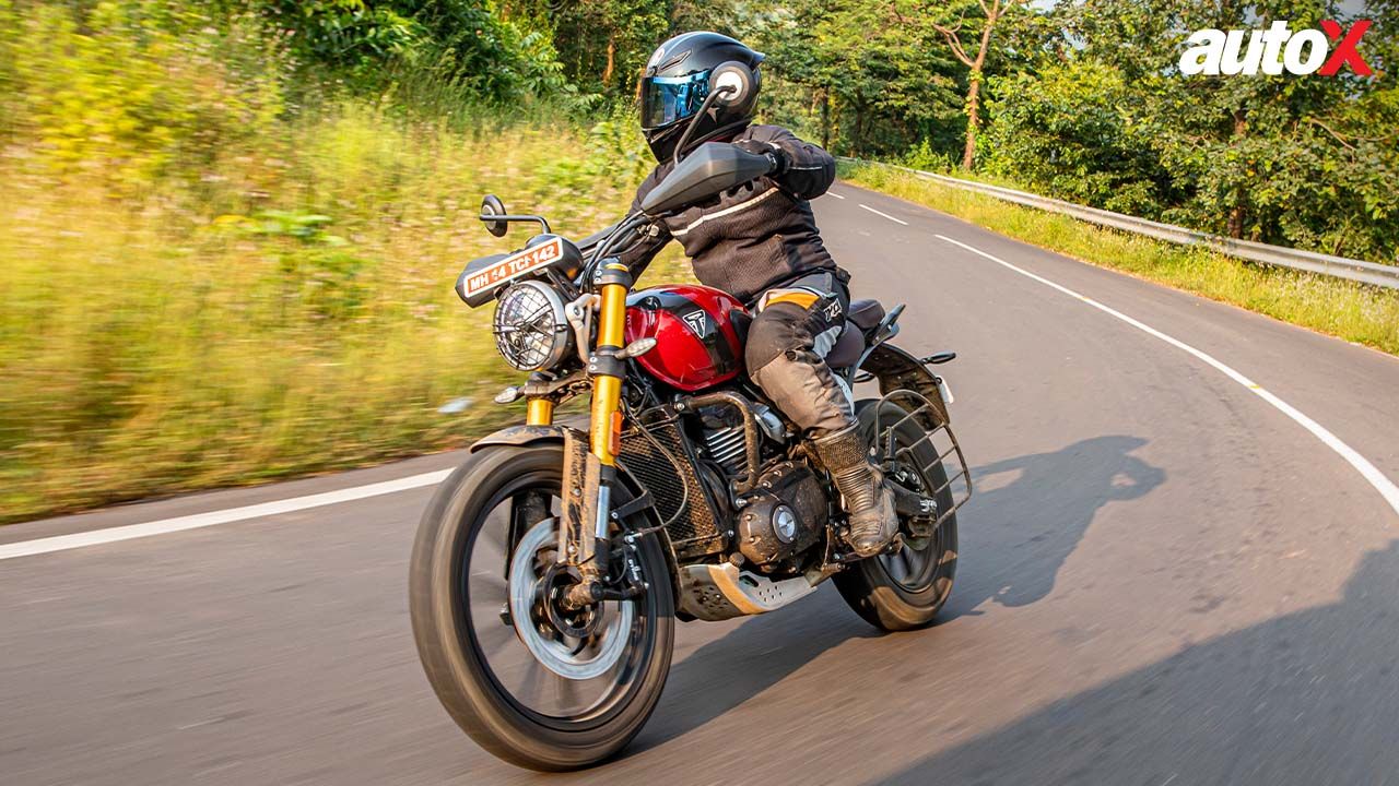 Triumph Scrambler 400 X Motion View