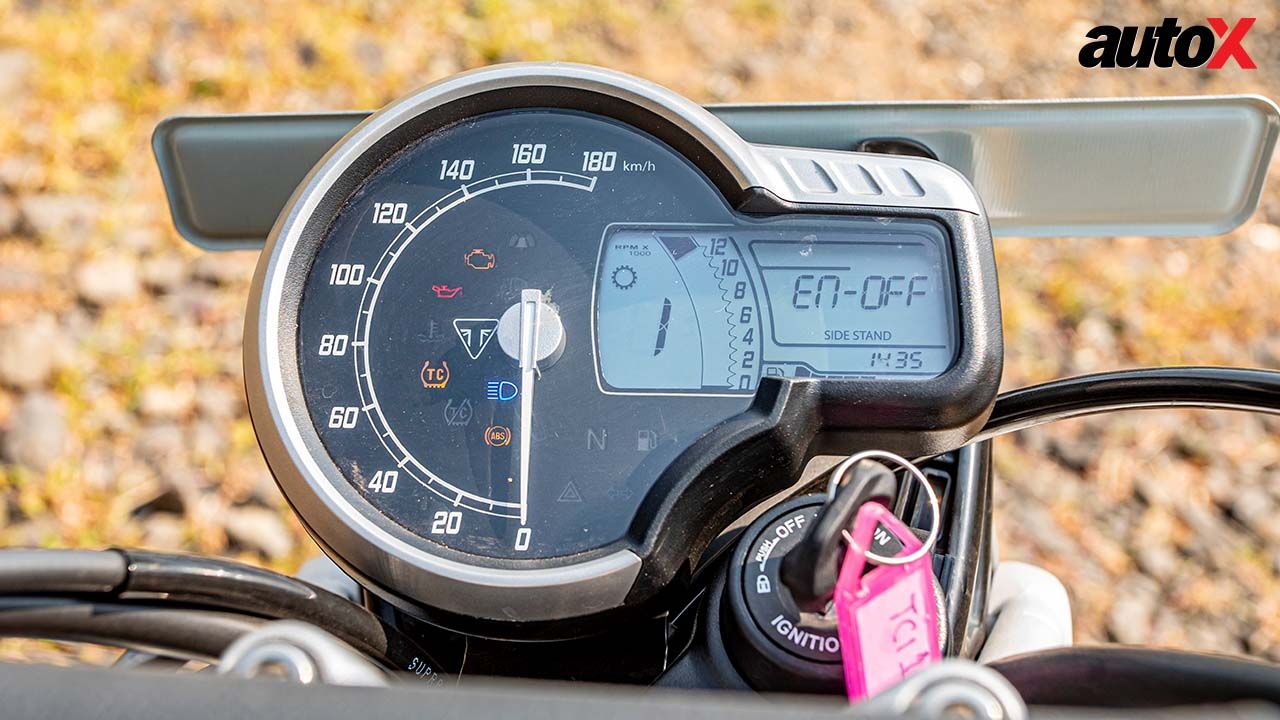 Triumph Scrambler 400 X Speedometer