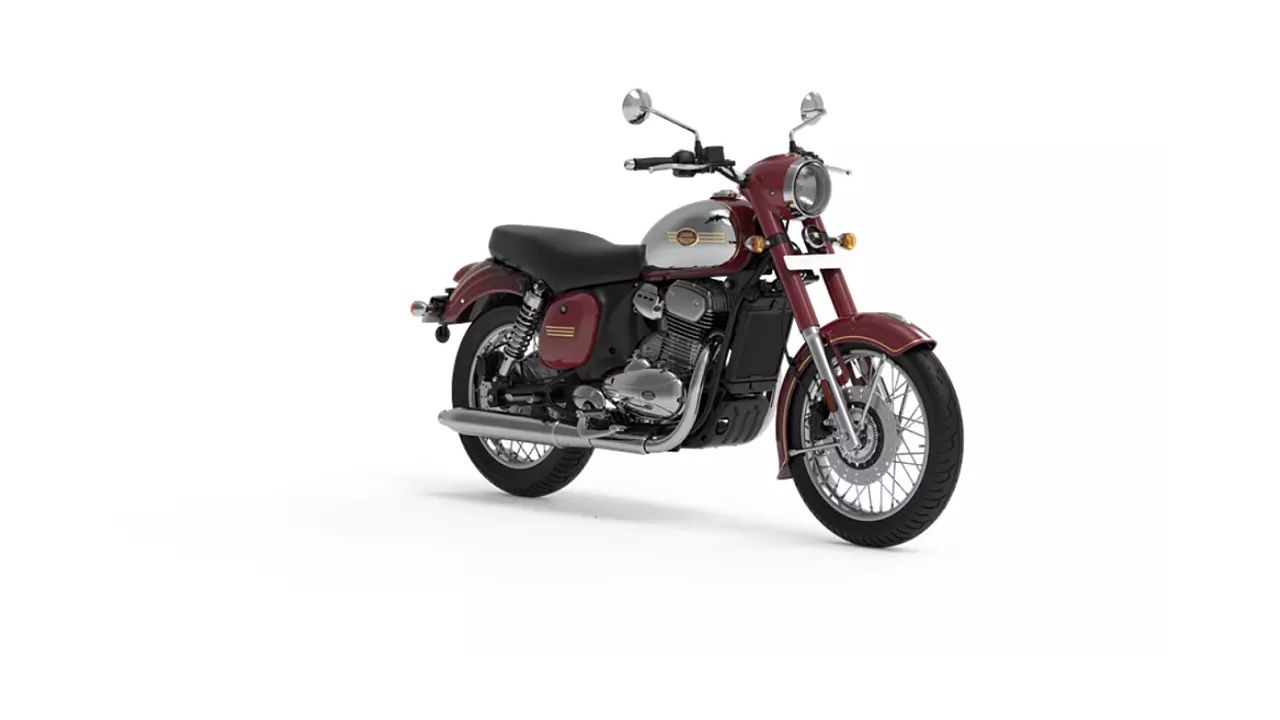 Jawa 350 Maroon