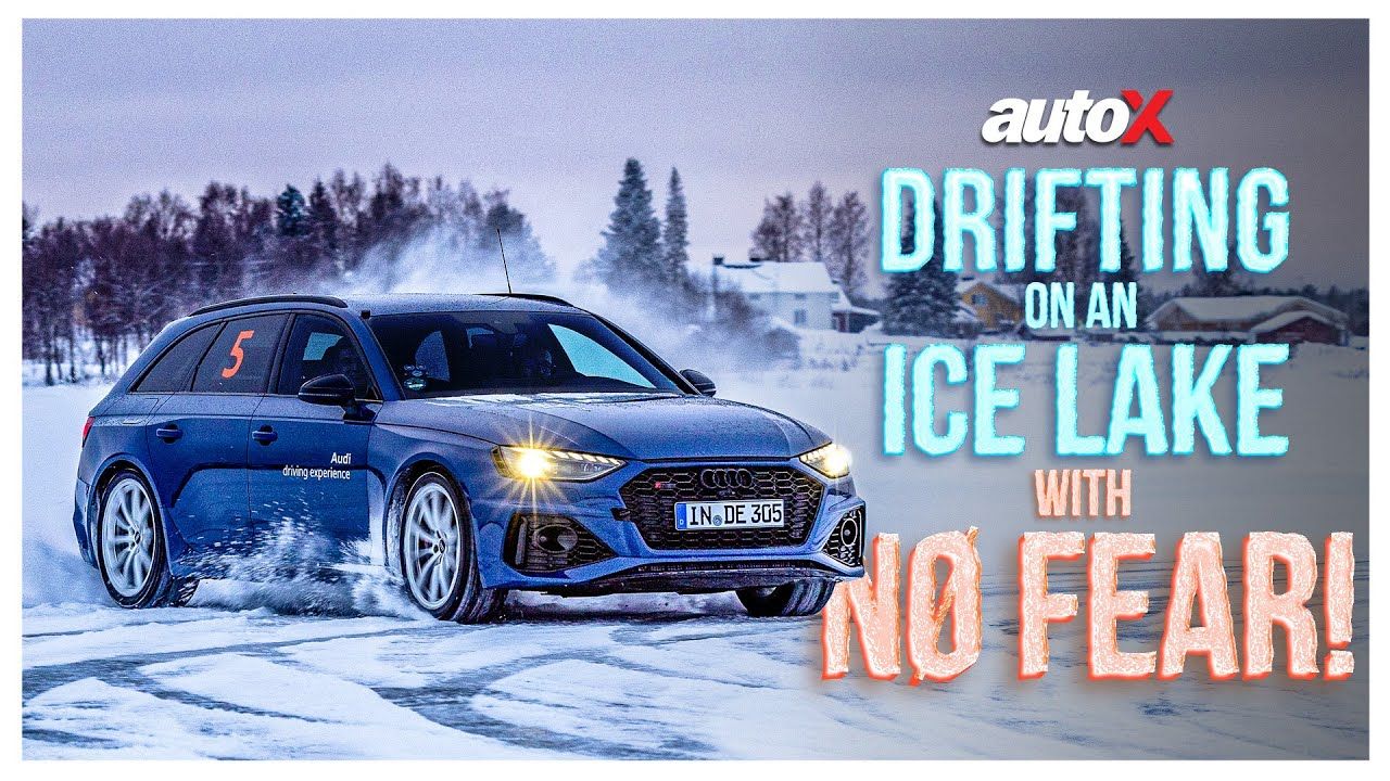 Audi Ice Driving Experience Most Fun With Clothes On Snow Drifting In Finland AutoX Feature