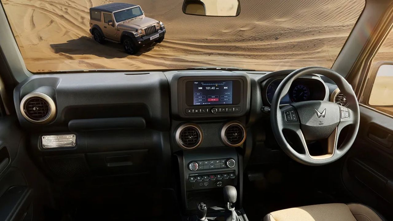 Mahindra Thar Earth Edition Interior