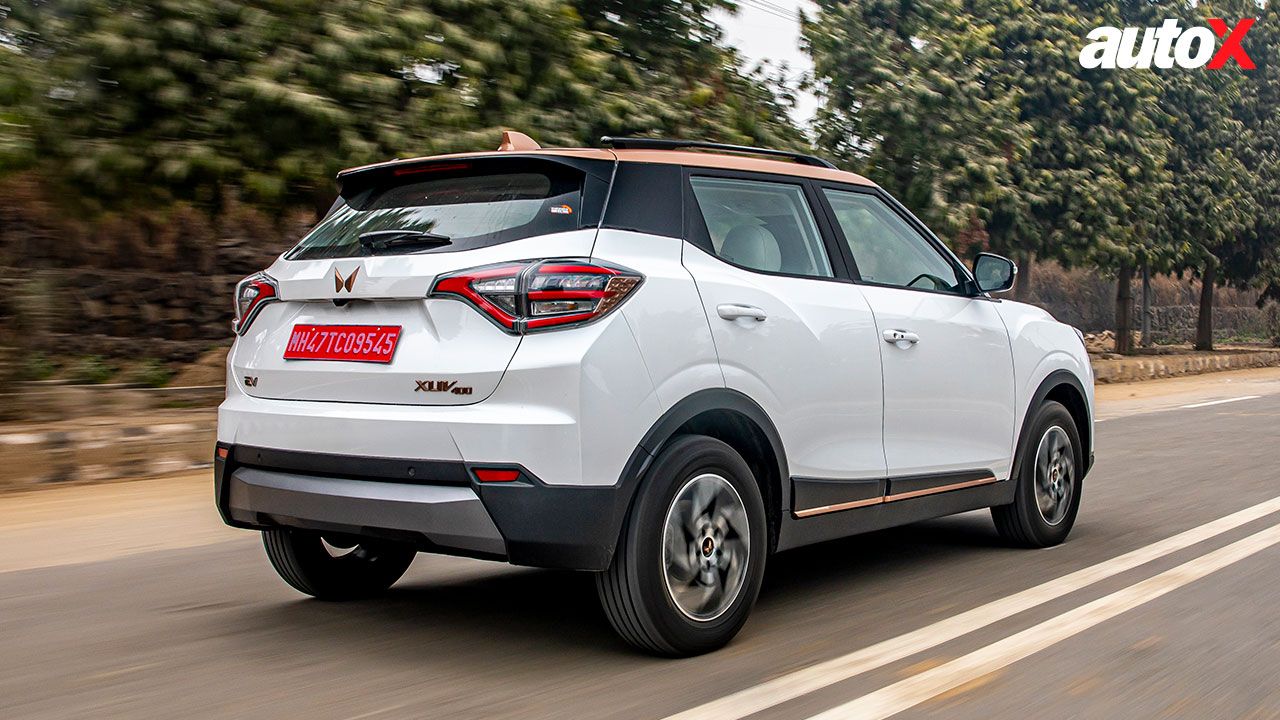 Mahindra XUV400 Facelift Rear Three Quarter