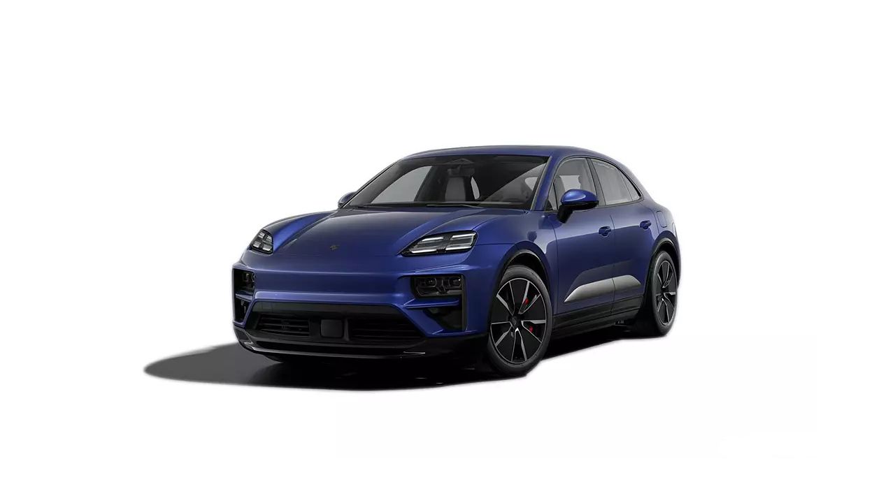 Porsche Macan Turbo EV Gentian Blue Metallic