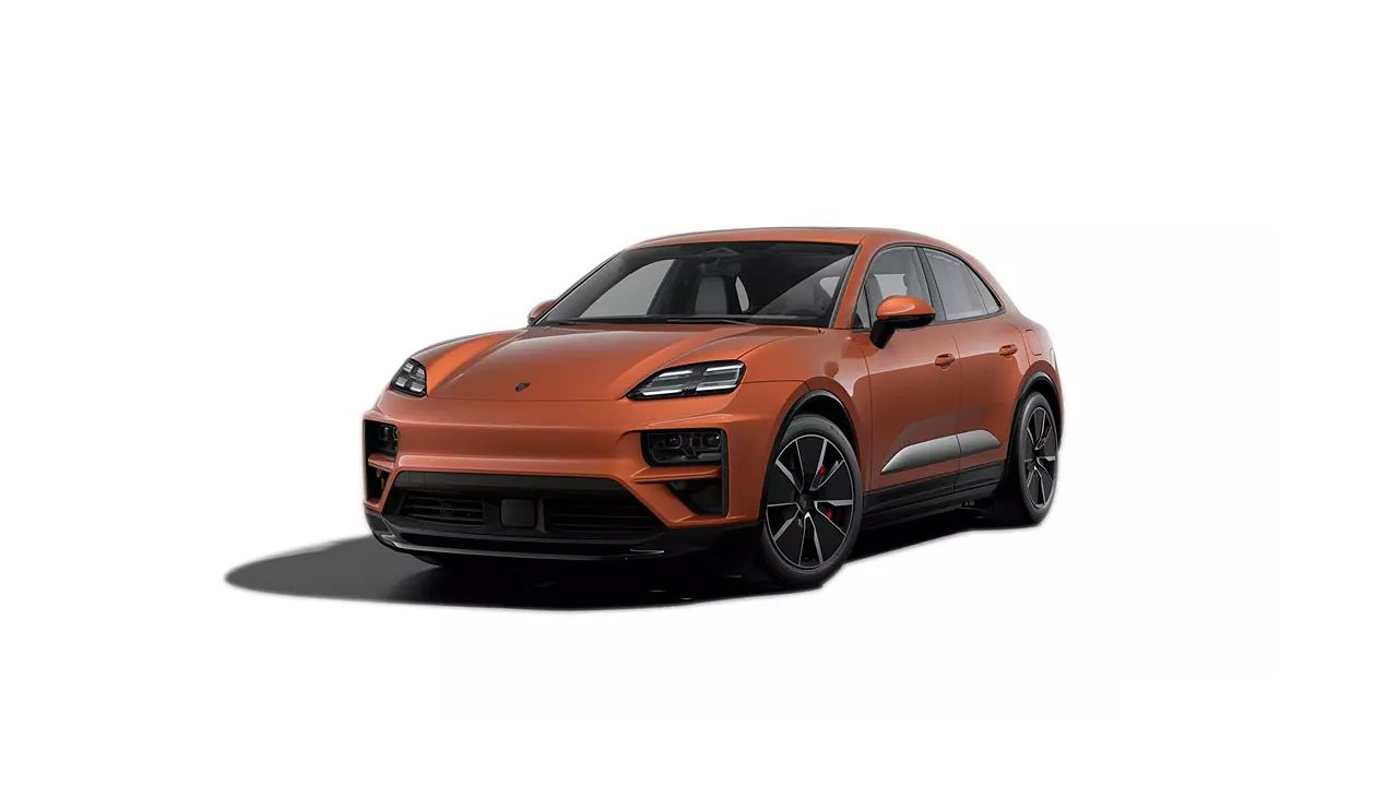 Porsche Macan Turbo EV Papaya Metallic