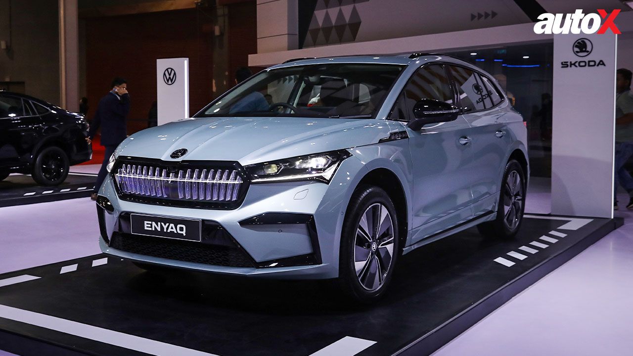 Skoda Enyaq IV Bharat Mobility Expo 2 