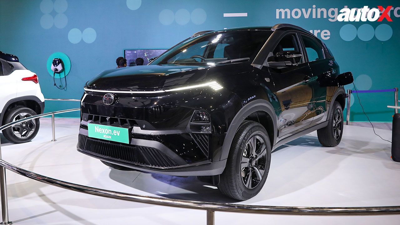 Tata Nexon EV Dark Edition Bharat Mobitlity Expo