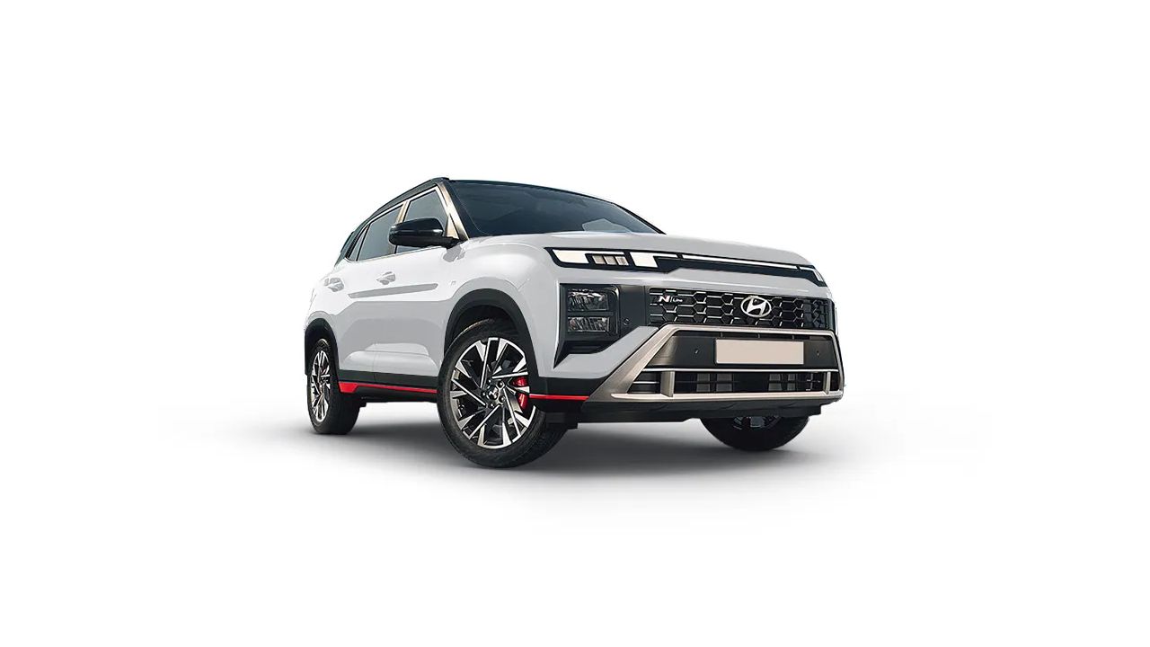 Hyundai Creta N Line Atlas White With Abyss Black