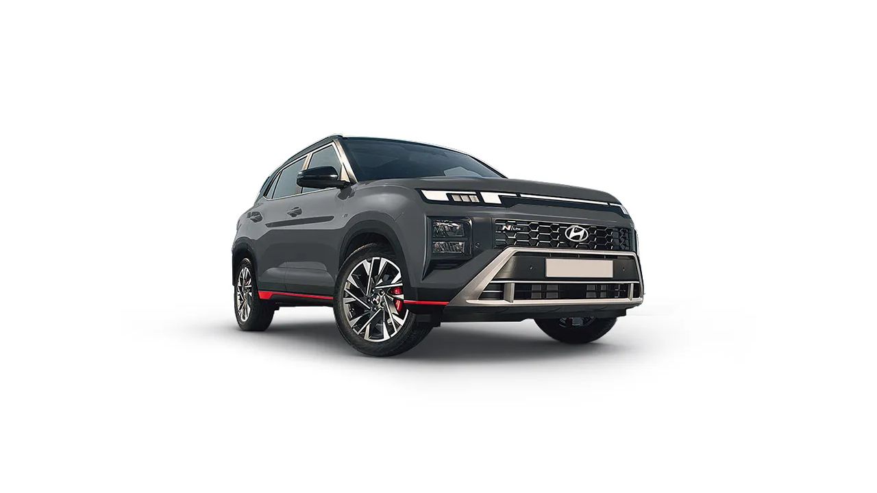 Hyundai Creta N Line Shadow Grey With Abyss Black Roof