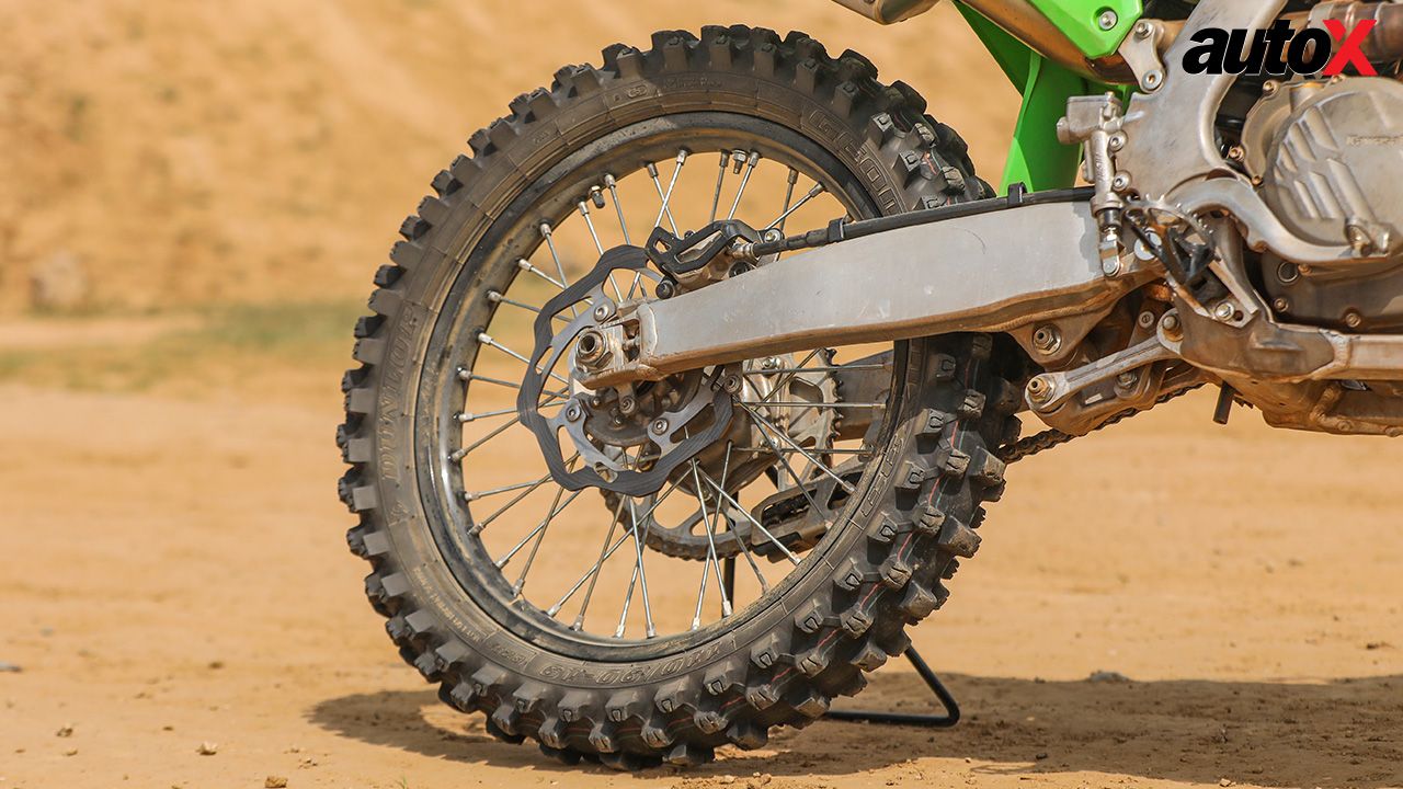 Kawasaki KX250 Rear Tyre View