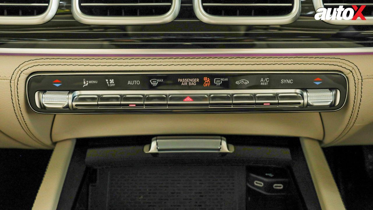 Mercedes Benz GLS AC Controls