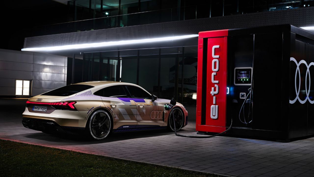 2025 Audi E Tron GT Prototype Charging