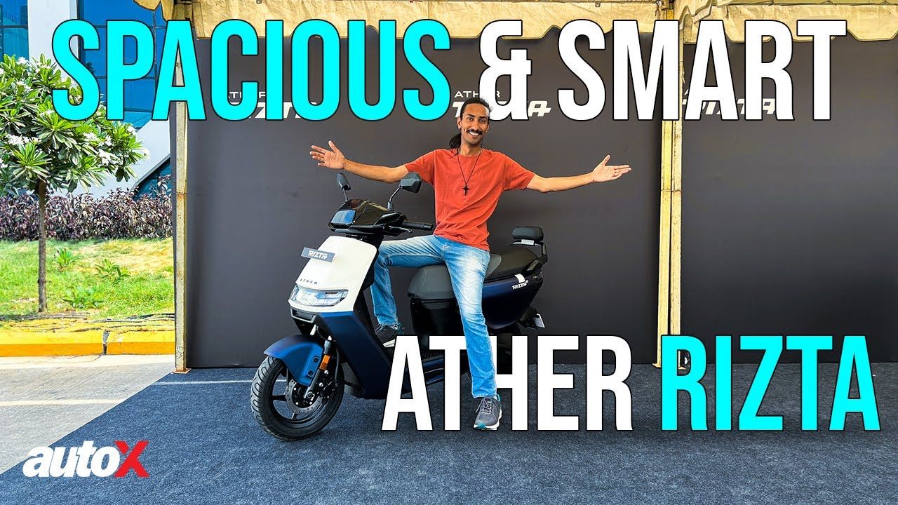 New Ather Rizta Walkaround The Perfect Family Scooter Electric Scooter 2024 AutoX