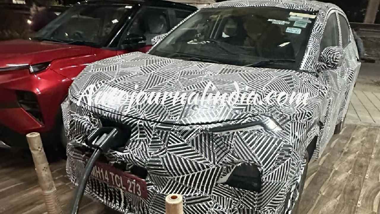 Tata Curvv EV Spy Front