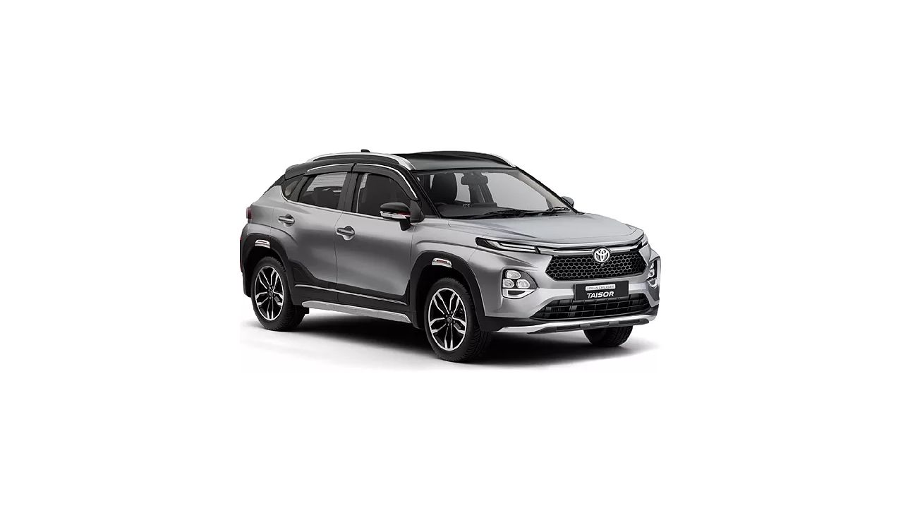 Toyota Urban Cruiser Taisor Enticing Silver with Midnight Black