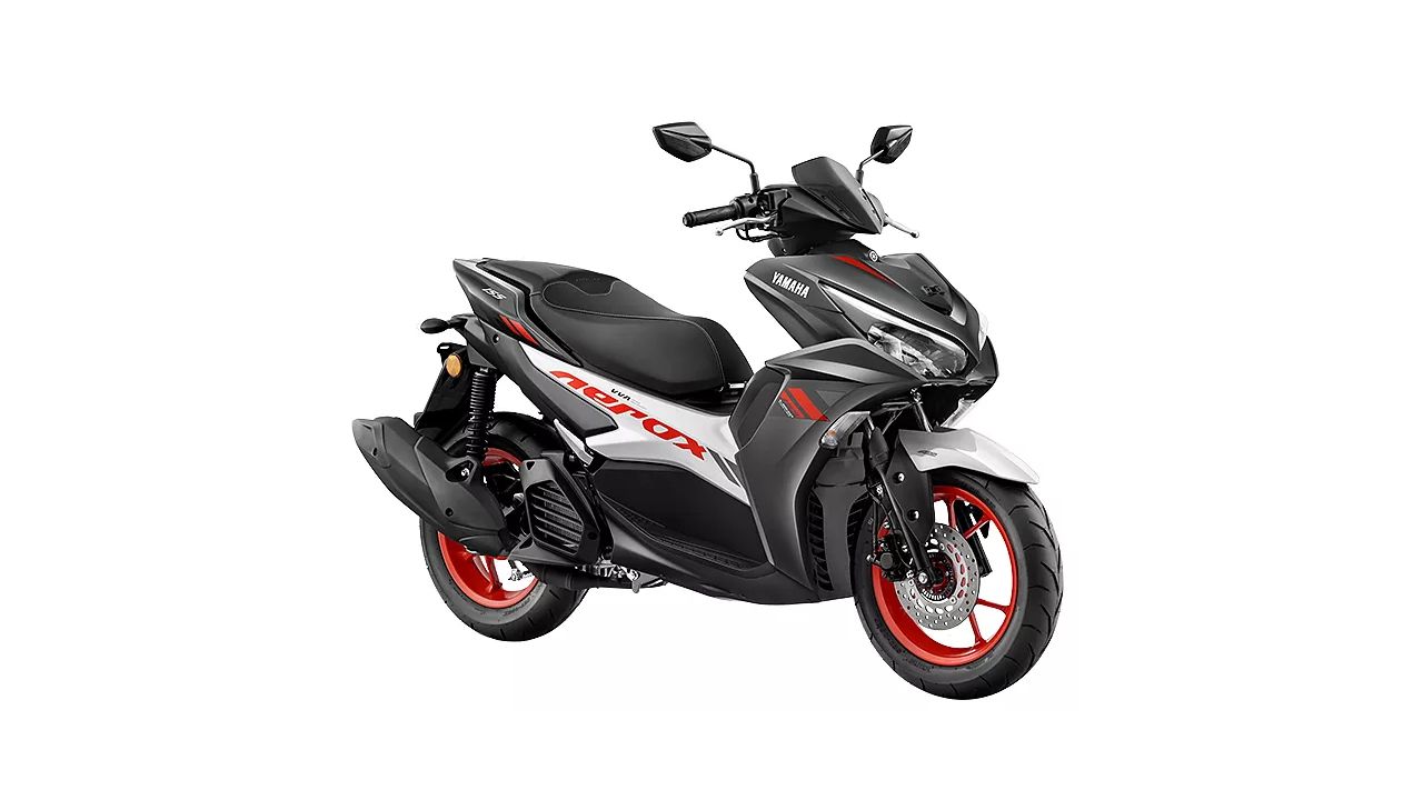 Yamaha Aerox 155 Grey Vermillion